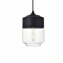 Ashwell Single Light 7" Wide Mini Pendant with Clear Glass