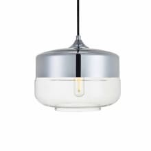 Ashwell Single Light 10" Wide Mini Pendant with Clear Glass