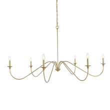 Rohan 6 Light 60" Wide Taper Candle Style Chandelier