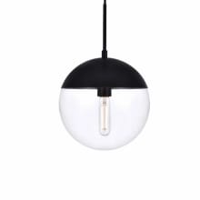 Eclipse Single Light 10" Wide Pendant with Clear Glass