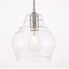 Pierce Single Light 8" Wide Mini Pendant