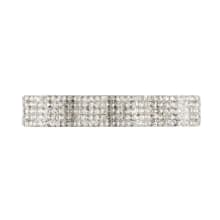 Ollie 4 Light 27" Wide Bathroom Vanity Light with Clear Royal Cut Crystals