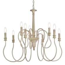 Flynx 9 Light 31" Wide Taper Candle Style Chandelier