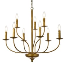 Westley 9 Light 28" Wide Taper Candle Style Chandelier