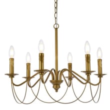 Westley 6 Light 24" Wide Taper Candle Style Chandelier