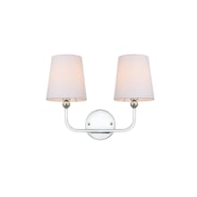 Colson 2 Light 12" Tall Bathroom Sconce