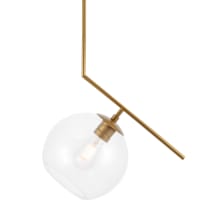 Ryland Single Light 16" Wide Pendant with Clear Glass