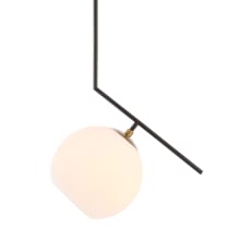 Ryland Single Light 16" Wide Pendant with Frosted Glass