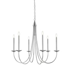 Cohen 6 Light 36" Wide Taper Candle Style Chandelier
