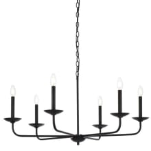 Cohen 6 Light 36" Wide Taper Candle Style Chandelier