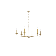 Cohen 6 Light 42" Wide Taper Candle Style Chandelier