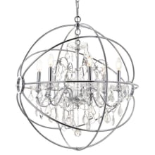 Cordelia 6 Light 26" Wide Crystal Chandelier with Clear Royal Cut Crystals