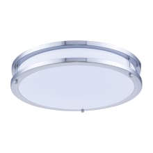 16" Wide Integrated LED Flush Mount Ceiling Fixture