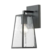 11-3/4" Tall Outdoor Wall Sconce with a Glass Shade