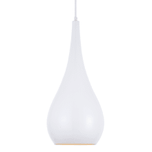 Nora 8" Wide Pendant with an Aluminum Shade