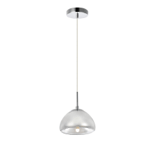 Reflection Single Light 7" Wide Mini Pendant with a Glass Shade