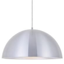 Circa 8" High Pendant with an Aluminum Shade