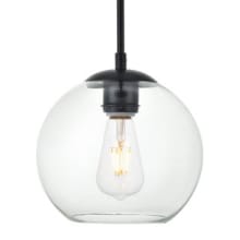 Baxter 8" Wide Plug-InMini Pendant with Clear Glass Shade