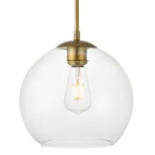 Baxter 10" Wide Plug-InMini Pendant with Clear Glass Shade