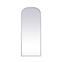 Blaire 74" x 28" Arched Flat Iron Full Length Mirror