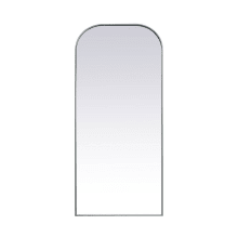 Blaire 76" x 32" Arched Flat Iron Full Length Mirror