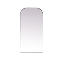 Blaire 72" x 35" Arched Flat Iron Full Length Mirror