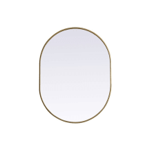Asha 40" x 30" Modern Oval Bathroom Wall Mirror