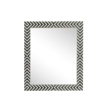Oullette 32" x 27" Rectangular Flat MDF Accent Mirror