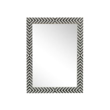 Oullette 36" x 27" Rectangular Flat MDF Accent Mirror