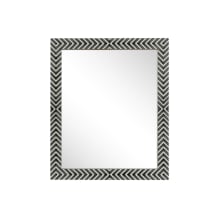 Oullette 36" x 30" Rectangular Flat MDF Accent Mirror