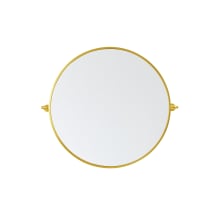 Everly 30" Diameter Transitional Circular Framed Bathroom Wall Mirror