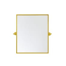Everly 24" x 20" Transitional Rectangular Framed Bathroom Wall Mirror
