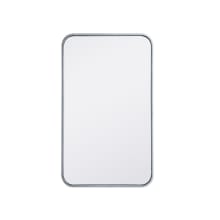 Evermore 30" x 18" Contemporary Rectangular Framed Bathroom Wall Mirror