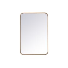 Evermore 30" x 20" Contemporary Rectangular Framed Bathroom Wall Mirror
