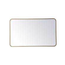 Evermore 24" x 40" Contemporary Rectangular Framed Bathroom Wall Mirror