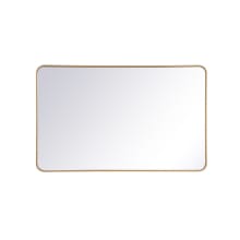 Evermore 30" x 48" Contemporary Rectangular Framed Bathroom Wall Mirror