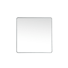 Evermore 48" Transitional Square Framed Bathroom Wall Mirror