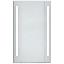 Elixir 23-1/2" W x 39-1/2" H Modern Rectangular Steel Frameless Bathroom Wall Mirror