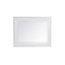 Raiden 32" x 40" Transitional Rectangular Framed Bathroom Wall Mirror
