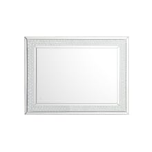 Raiden 36" x 48" Transitional Rectangular Framed Bathroom Wall Mirror