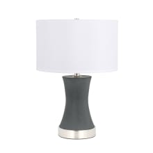 Knox Single Light 21" Tall Vase Table Lamp