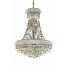 Primo 14 Light 24" Wide Crystal Empire Chandelier with Clear Royal Cut Crystals
