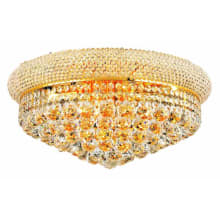 Primo 10 Light 20" Wide Flush Mount Waterfall Ceiling Fixture with Clear Royal Cut Crystals