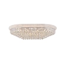 Primo 24 Light 40" Wide Flush Mount Waterfall Ceiling Fixture with Clear Royal Cut Crystals