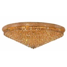 Primo 33 Light 48" Wide Flush Mount Waterfall Ceiling Fixture with Clear Royal Cut Crystals