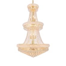 Primo 32 Light 30" Wide Crystal Empire Chandelier with Clear Royal Cut Crystals