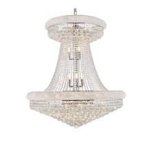 Primo 28 Light 36" Wide Crystal Empire Chandelier with Clear Royal Cut Crystals
