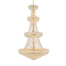 Primo 42 Light 48" Wide Crystal Empire Chandelier with Clear Royal Cut Crystals