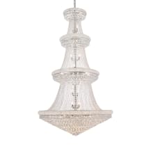 Primo 48 Light 54" Wide Crystal Empire Chandelier with Clear Royal Cut Crystals