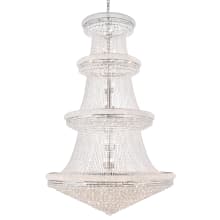 Primo 56 Light 62" Wide Crystal Empire Chandelier with Clear Royal Cut Crystals